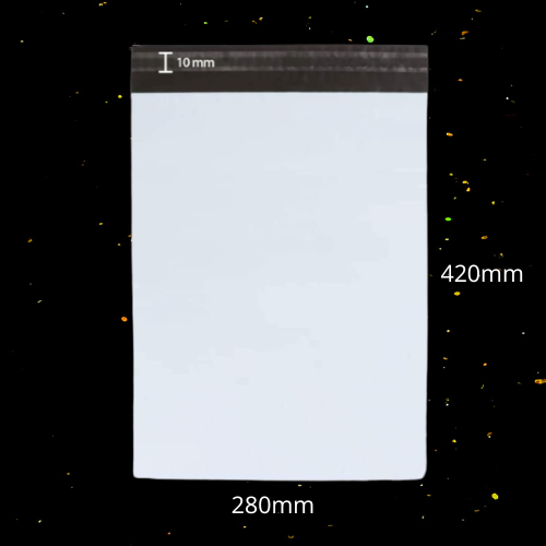 100 db Galaxia Öntapadós Futártasak – 28x42 cm – Vízálló és Biztonságos